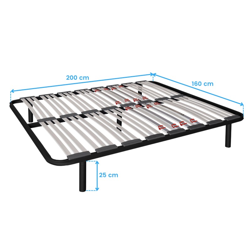 Somier Multiláminas (Con Patas)