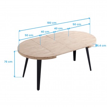mesa extensible cotas 9