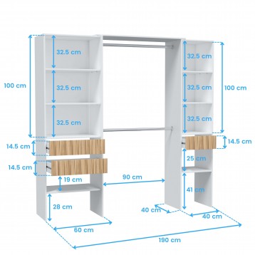 vestidor Ethna cotas 12