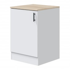 Módulo Cocina Inferior Kira 1 puerta Blanco Brillo y Roble Canadian 60x60 cm Módulo Cocina Inferior Kira 1 puerta Blanco Brillo y Roble Canadian 60x60 cm