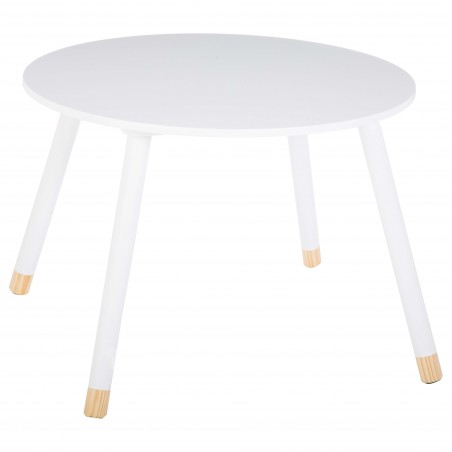 Mesa Infantil Dormitorio Douceur Color Blanco 60x60 cm