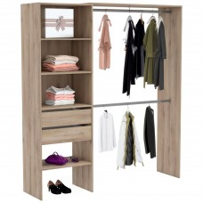 Vestidor Abierto Dormitorio Liam Roble Kronberg 123-185x205 cm