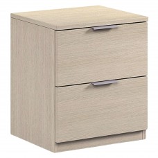 Mesita de Noche Modernas Con 2 Cajones Roble 38x45 cm Mesita de Noche Modernas Con 2 Cajones Roble 38x45 cm