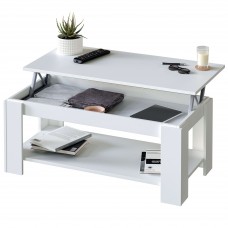 Mesa de centro elevable con revistero de 100x50 cm Mesa de centro elevable con revistero de 100x50 cm