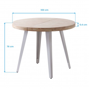 mesa extensible cotas 6