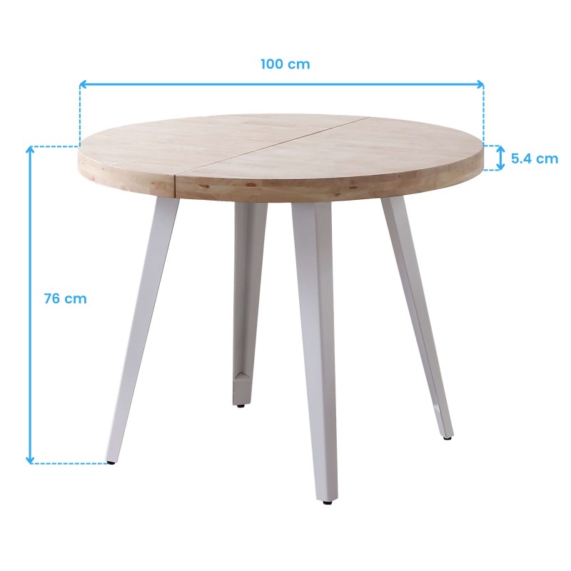 mesa extensible cotas 6