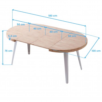 mesa extensible cotas 7