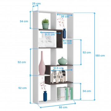 estanteria Andy cotas 6
