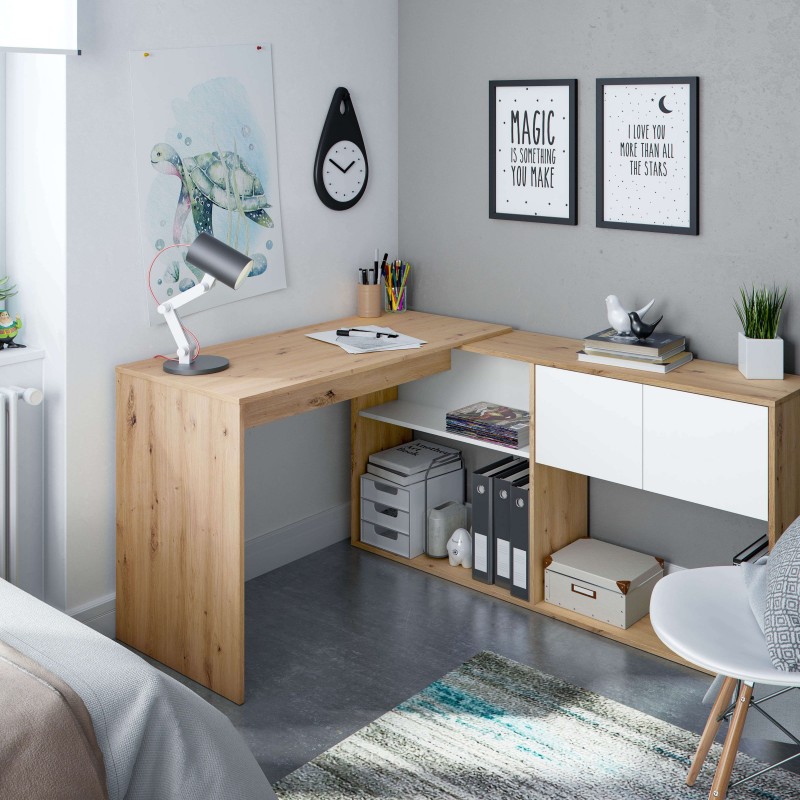 mesa escritorio estantería ambiente 8