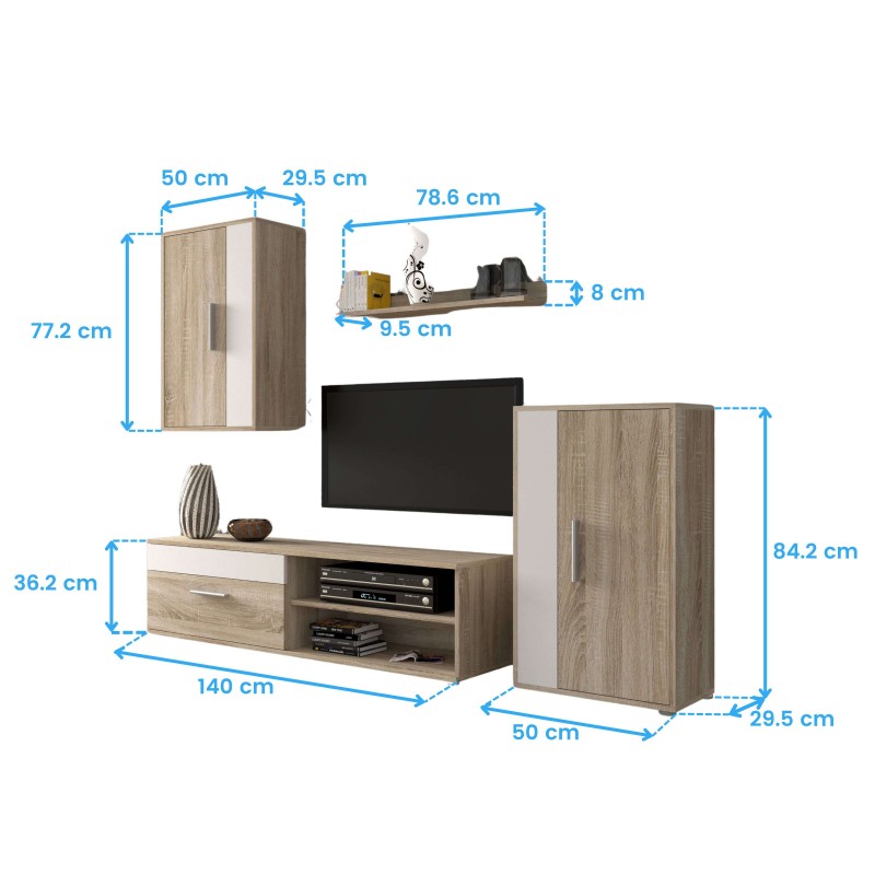 mueble TV cotas 11