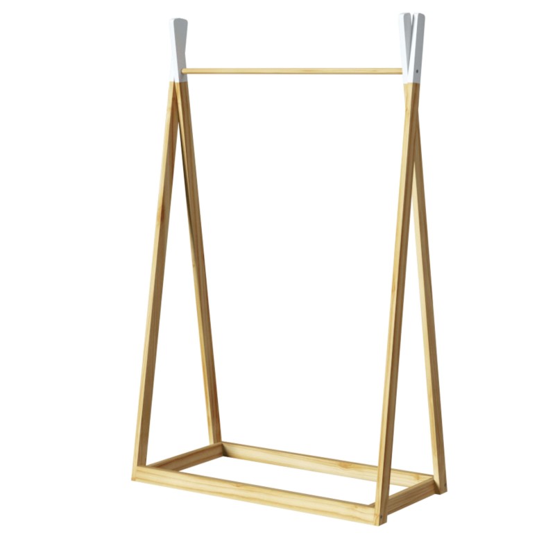 burro de ropa Tipi ladeado 3