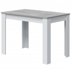 Mesa cocina Cloe en Blanco artik y Cemento 78x109x67 cm Mesa cocina Cloe en Blanco artik y Cemento 78x109x67 cm