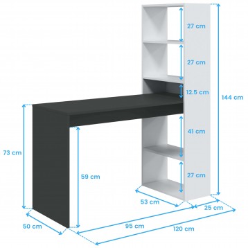 escritorio Duplo cotas 6