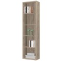 Estantería Librería Estrecha Scaled Color Roble Cambrian 52x197x33 cm
