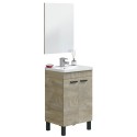 Mueble de Baño con Patas y Armario Roble Alaska 50 cm (Lavabo Opcional)
