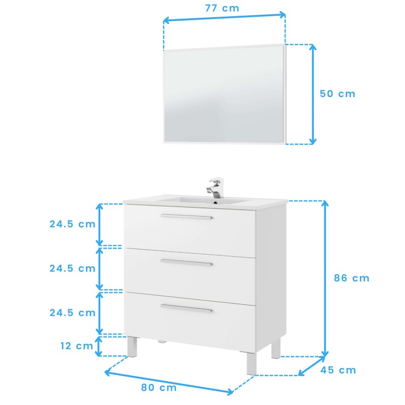 mueble baño cotas 7