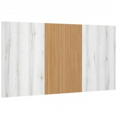 Cabecero De Cama Arles Blanco Albo y Roble Rayado 159 cm