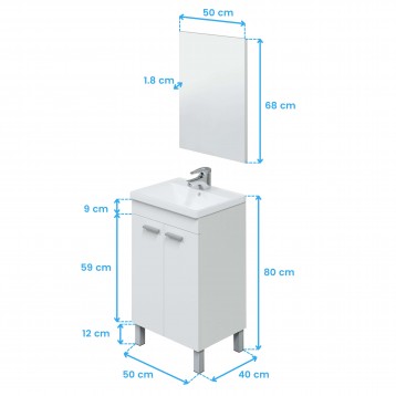 mueble baño cotas 7