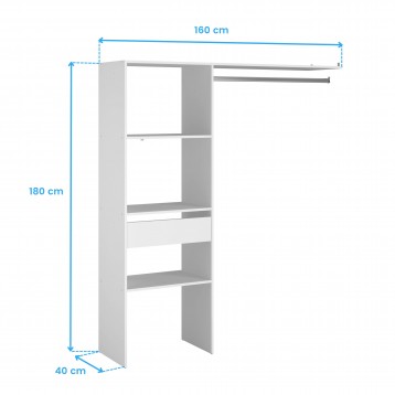 vestidor modulo D cotas 7
