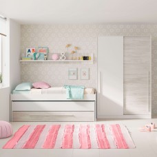 Habitación Juvenil Moderna Conjunto de Muebles Elliot con Somieres Habitación Juvenil Moderna Conjunto de Muebles Elliot con Somieres