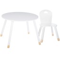 Mesa Infantil Pack Douceur Mesa + Silla Color Blanco