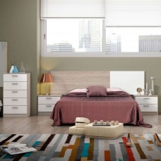 Muebles dormitorio matrimonio Couple blanco mate y sahara Muebles dormitorio matrimonio Couple blanco mate y sahara