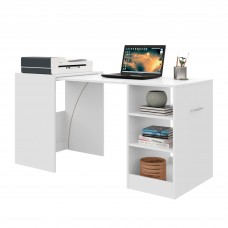 Mesa Escritorio Retráctil Ashe Blanco Mate 149 cm