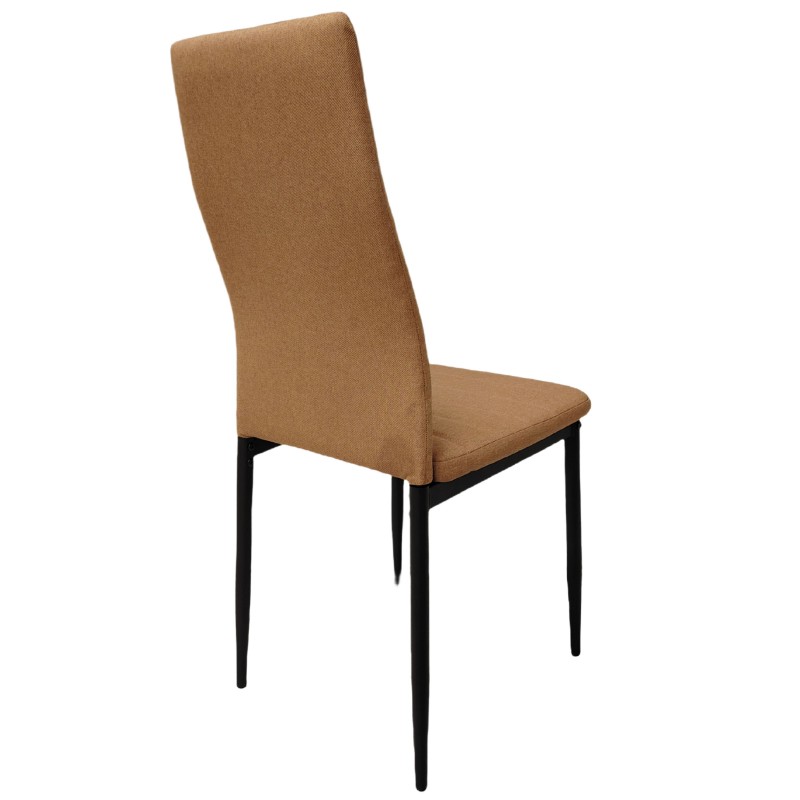 Silla de Comedor Avat Estilo Industrial Color Marrón