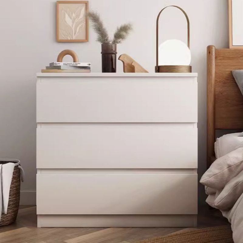 Cómoda Sven con 3 Cajones Blanco Mate 77x82 cm