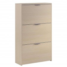 Mueble Zapatero Recibidor 3 Trampones Roble Claro 60 cm Mueble Zapatero Recibidor 3 Trampones Roble Claro 60 cm