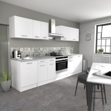 Cocina Modular Eko 11 Muebles Color Blanco Mate 360 cm