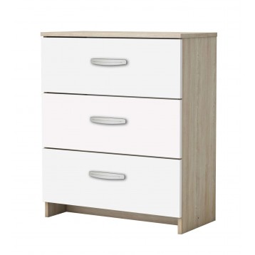 Mesita 3 Cajones Girada