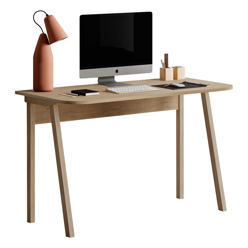 Mesa Escritorio Lucy Estudio Oficina Moderna Roble Safir 120 cm Mesa Escritorio Lucy Estudio Oficina Moderna Roble Safir 120 cm