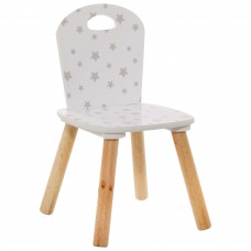 Silla Infantil Douceur con serigrafía estrellas Color Blanco