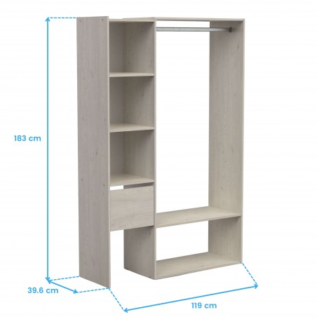 vestidor Flower cotas 7