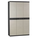 Armario Exterior 3 Puertas Titanium Color Negro 105x176 cm