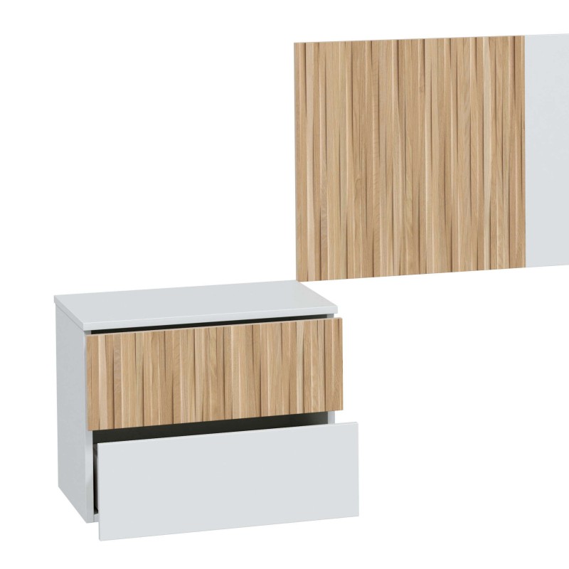 Cabecero Ehna y Mesitas Color