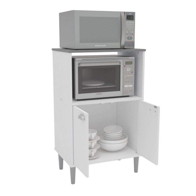 Mueble Microondas Abierto