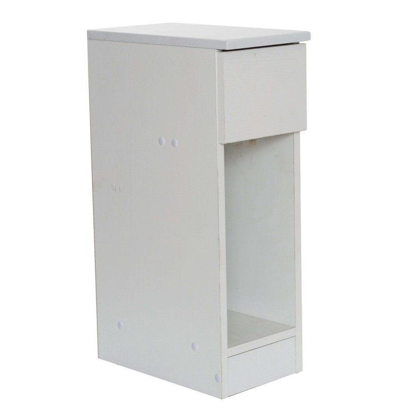 Mesita Slim Blanco Lateral