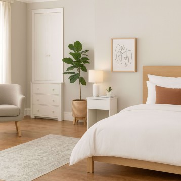 Mesita Slim Blanco Ambiente 2