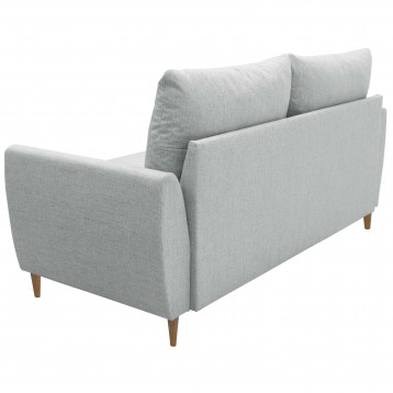 Sofá Mave 2 Plazas Gris Trasero