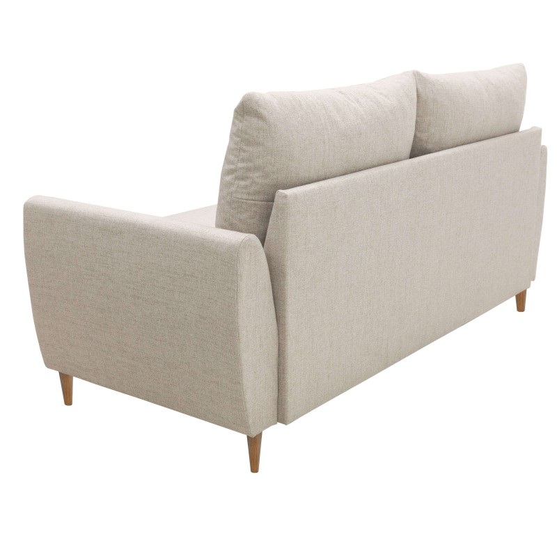 Sofá Mave 2 Plazas Beige Trasero