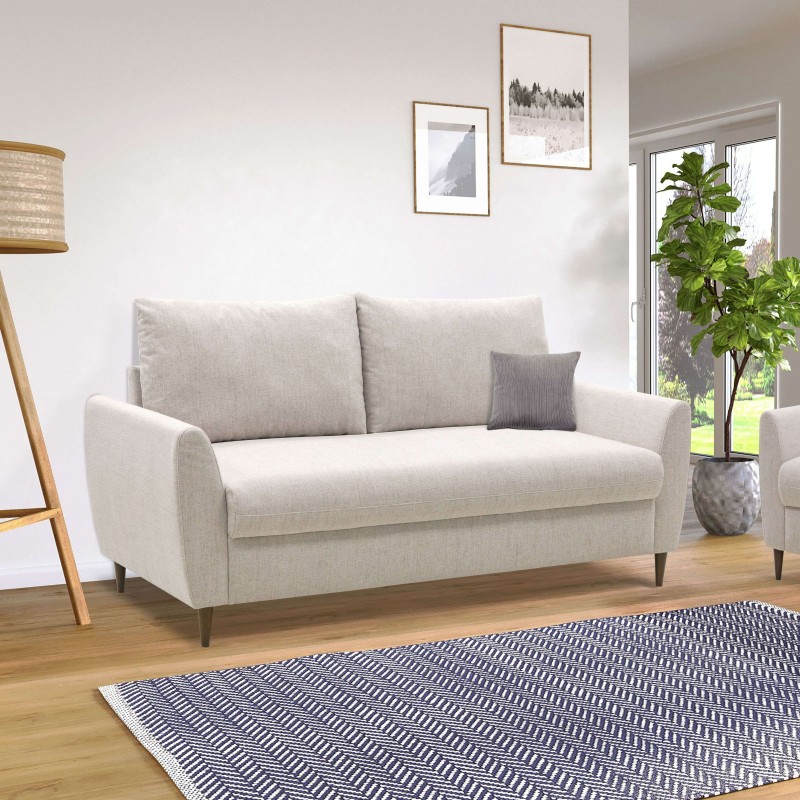 Sofá Mave 2 Plazas Beige Ambiente