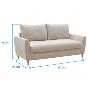 Pack Sofá Mave Beige Cotas 2