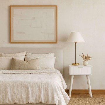 Mesita Frisa Blanco Ambiente 1