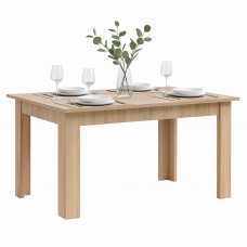 Mesa de Comedor Fija Nur Color Roble Sonoma 138x80 cm Mesa de Comedor Fija Nur Color Roble Sonoma 138x80 cm