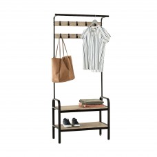 Mueble Recibidor Jano 170 cm Negro Roble