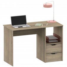 Escritorio Estudio Oficina Eko Color Roble Cambrian Con 2 Cajones 76x115x50 cm Escritorio Estudio Oficina Eko Color Roble Cambrian Con 2 Cajones 76x115x50 cm