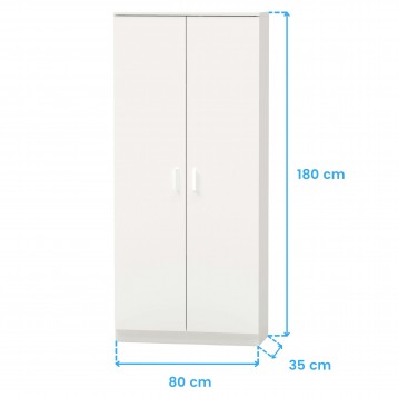 Multiusos Escobero 2 puertas Cotas