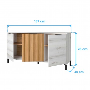 Aparador Tokio 3p Cotas